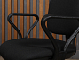 Кресло на колесах для персонала Престиж Ткань; Пластик Чёрный Россия (007М-00000)